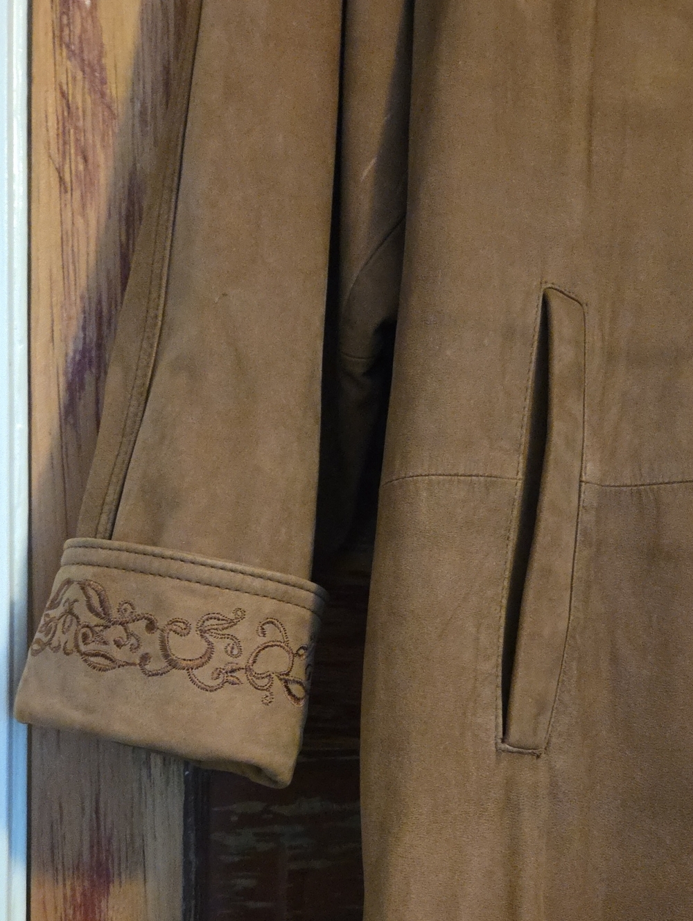 Vintage G-III Annie Oakley Leather Duster Jacket - Picture 12 of 15
